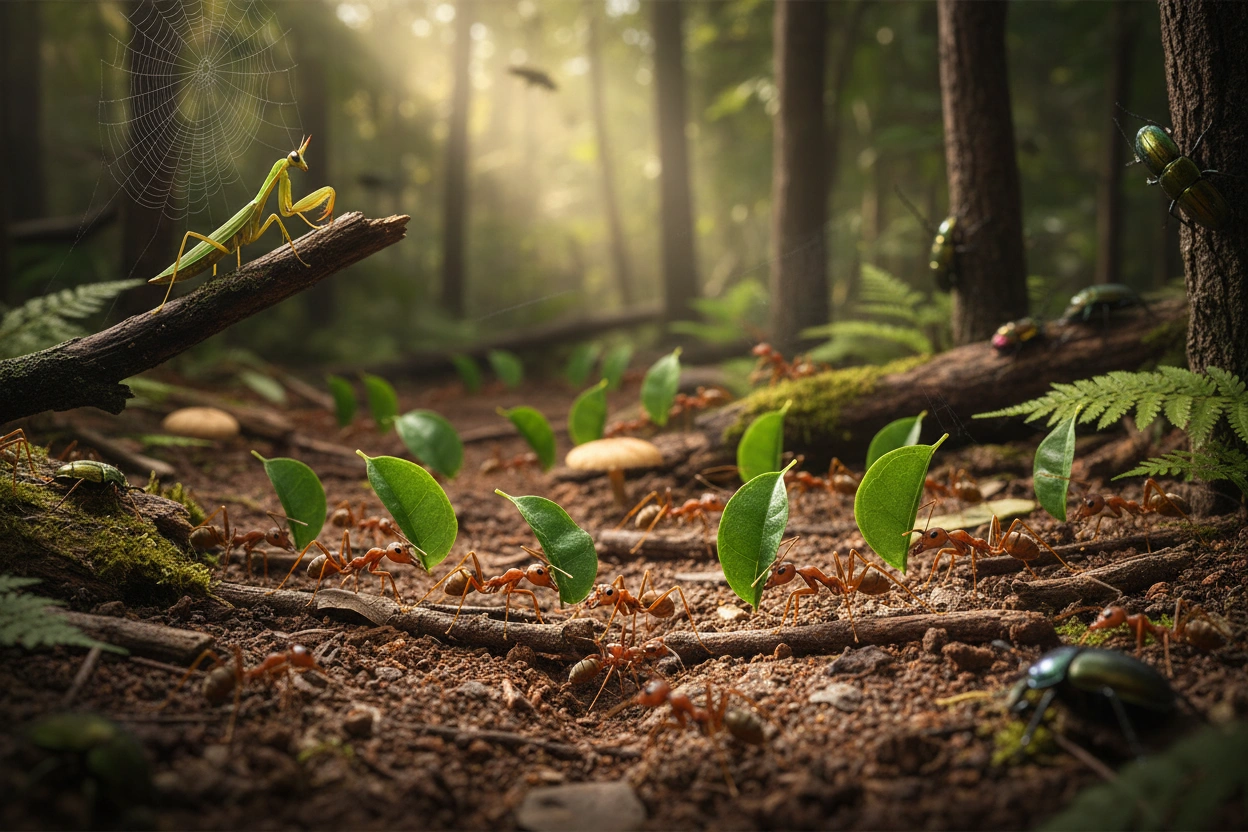 Professional image illustrating Understanding Insect Behavior Patterns