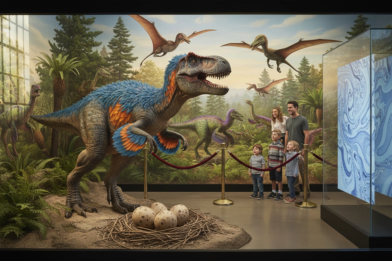 Professional image illustrating Common Misconceptions About Prehistoric Animals