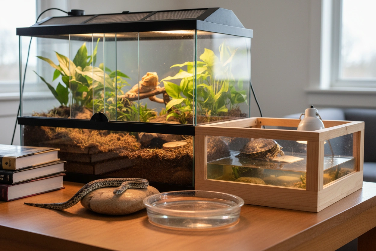 Professional image illustrating Common Misconceptions About Reptile Care