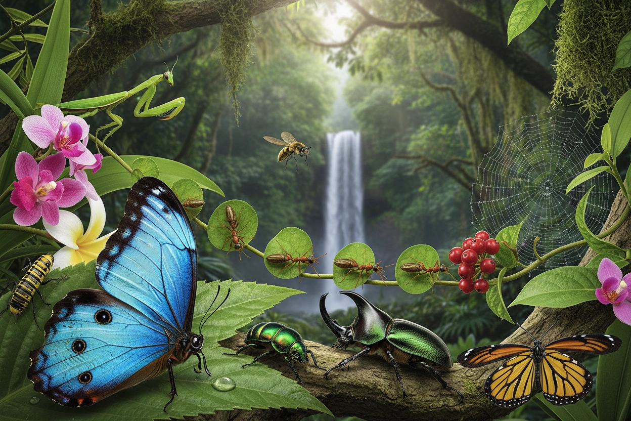 Exploring Insect Biodiversity: Amazing Species Worldwide
