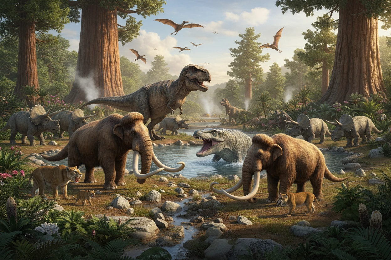 Professional image illustrating Top 10 Most Fascinating Extinct Animals You Should Know About