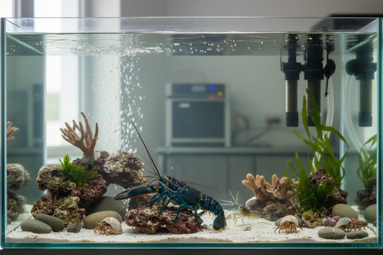 Professional image illustrating Best Practices for Crustacean Care