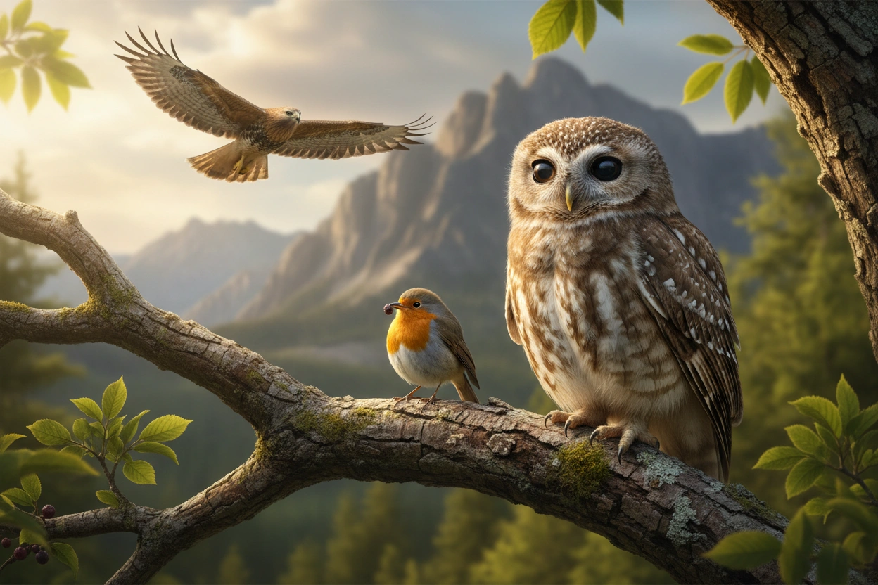 Professional image illustrating Common Misconceptions About Birds of Prey