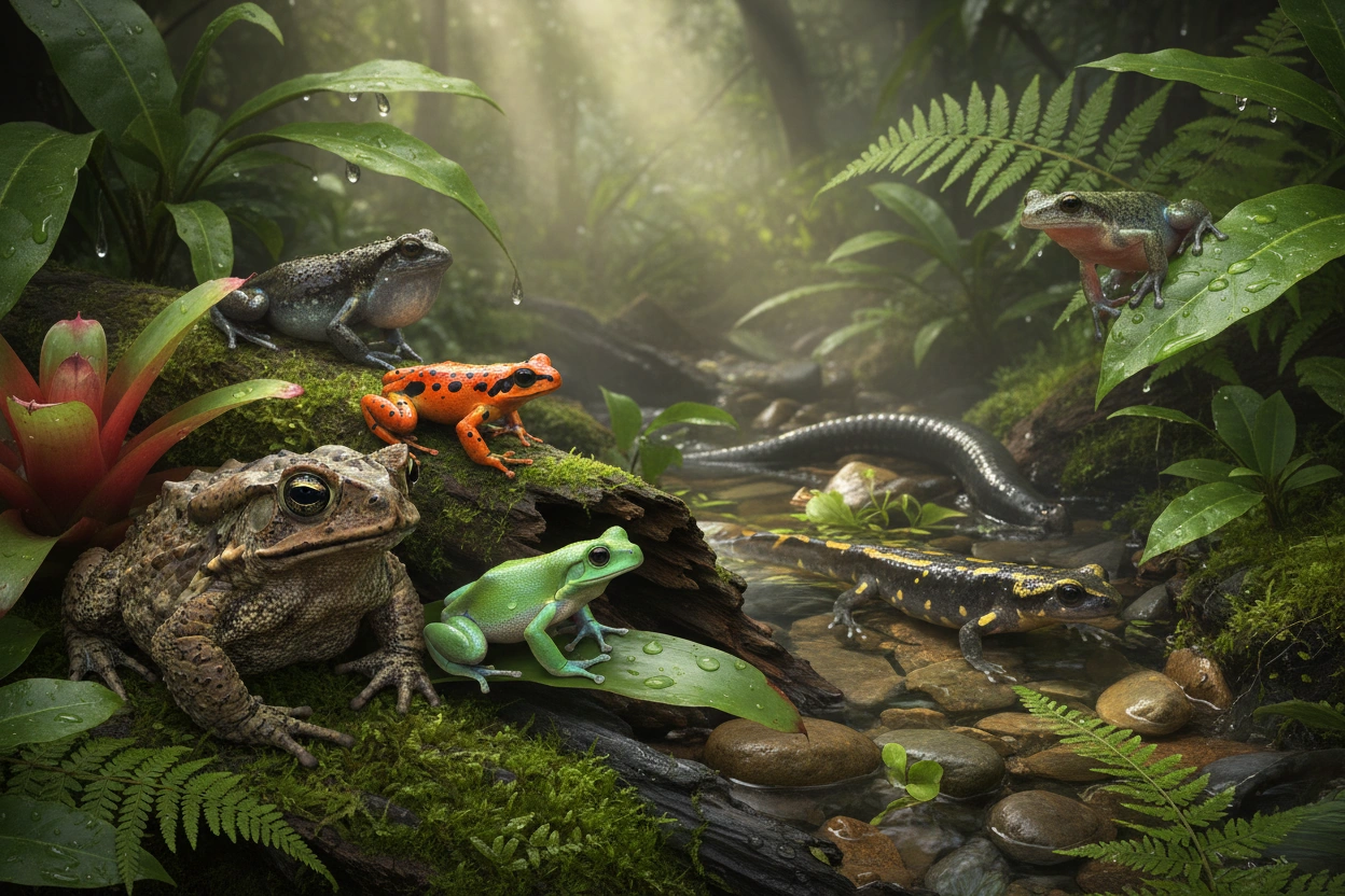 Exploring Amphibians: Common Species and Their Habitats