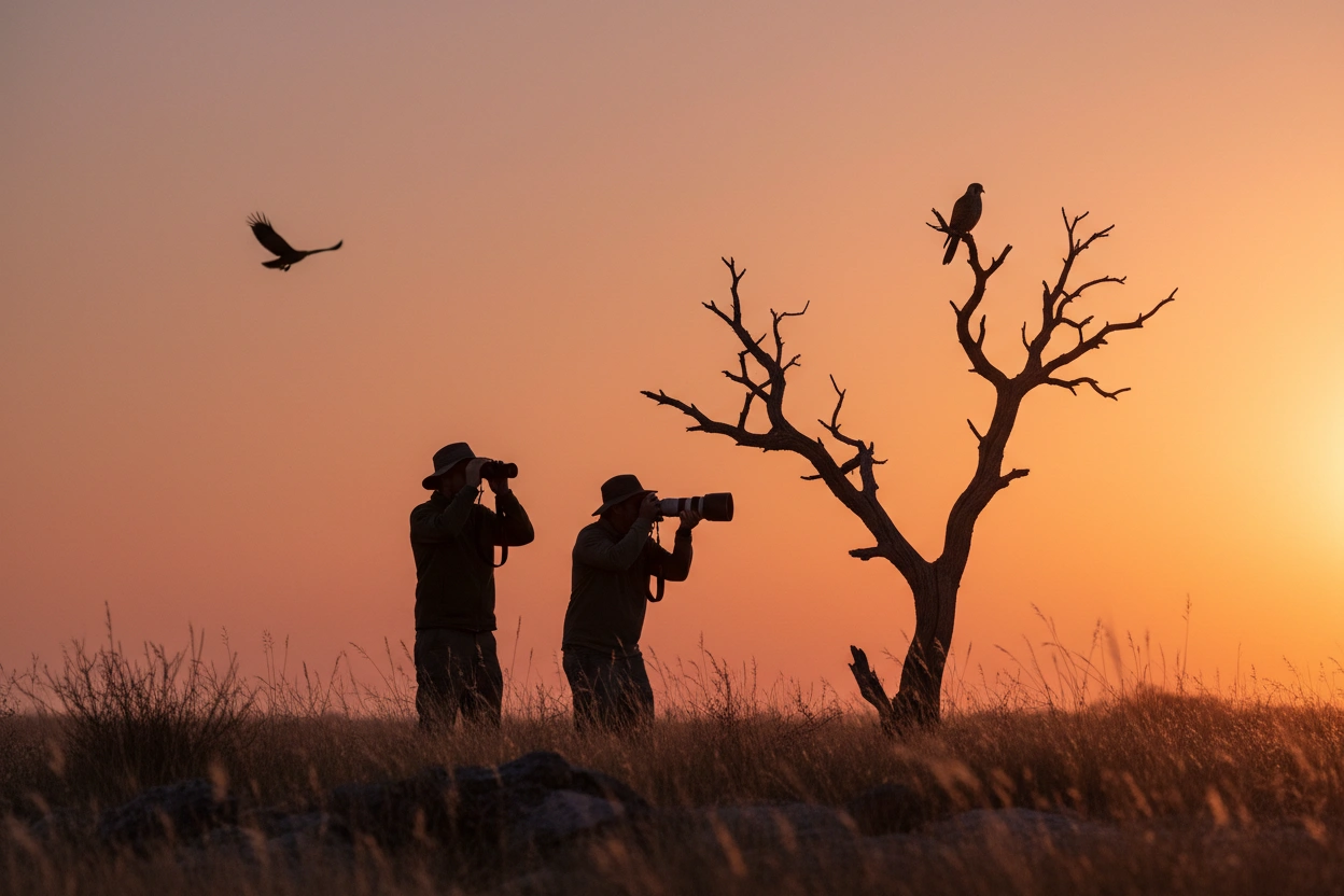 Professional image illustrating Common Mistakes When Observing Birds of Prey