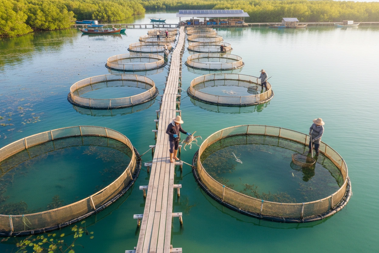 Professional image illustrating Top Crustaceans Strategies for Sustainable Aquaculture