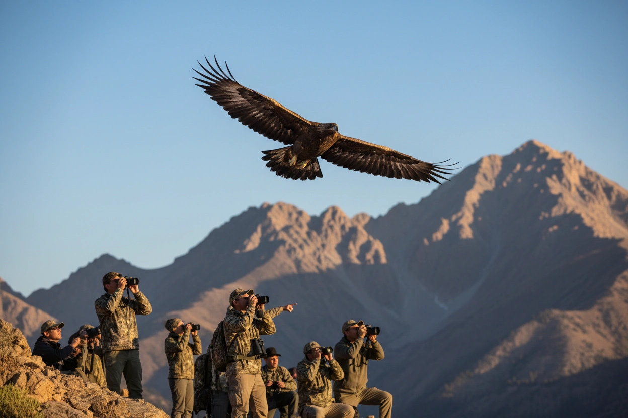 Professional image illustrating Tips for Birdwatching Tours Focused on Raptors