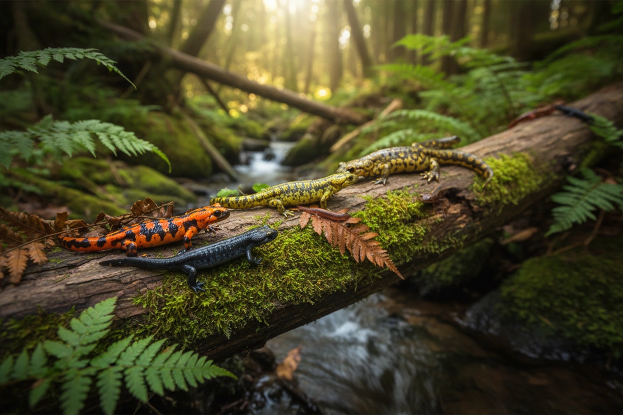 Explore Unique Salamander Types and Their Habitats