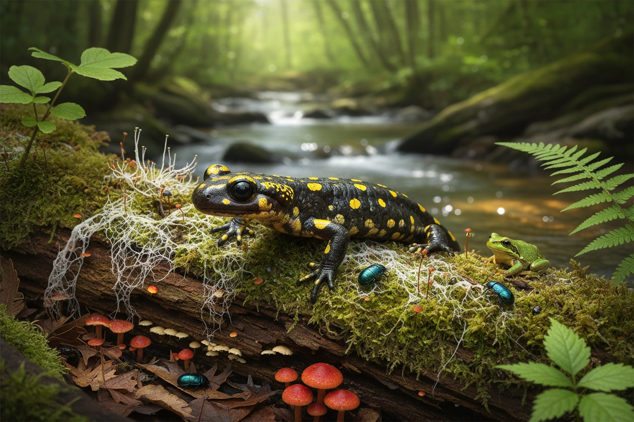 Professional image illustrating The Importance of Salamanders in Ecosystems