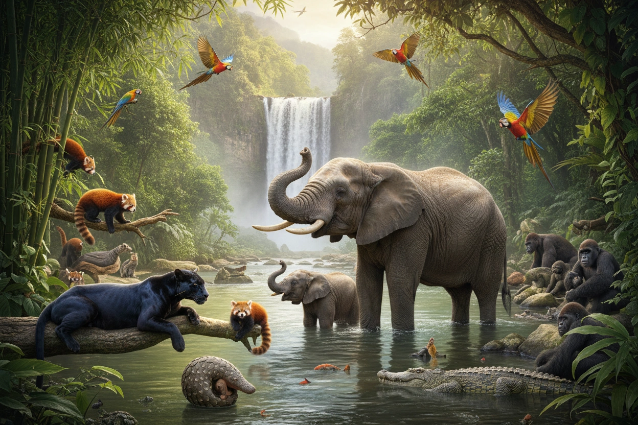 Professional image illustrating Common Misconceptions About Endangered Animals