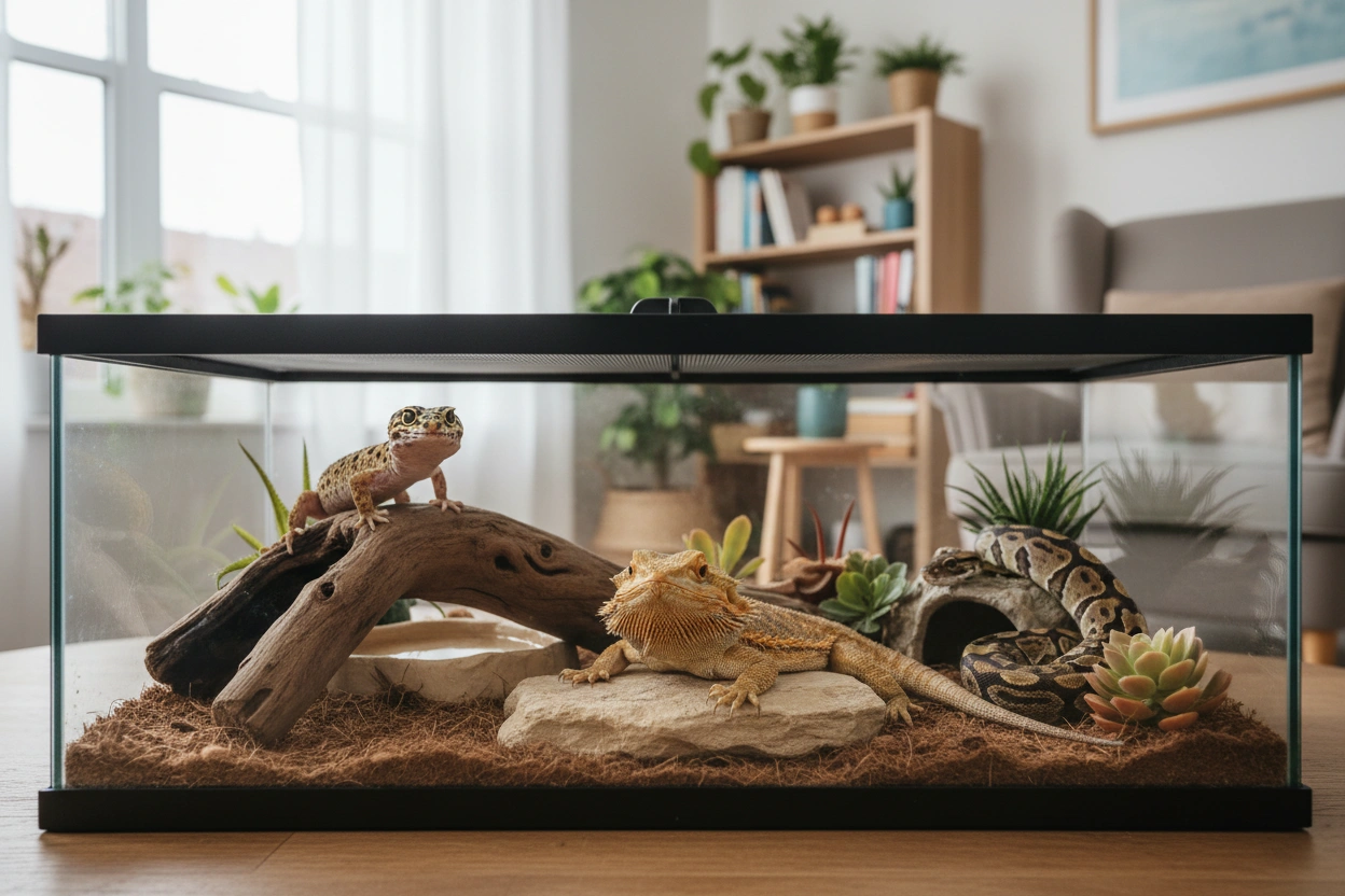 Professional image illustrating Top Common Reptiles for Beginners