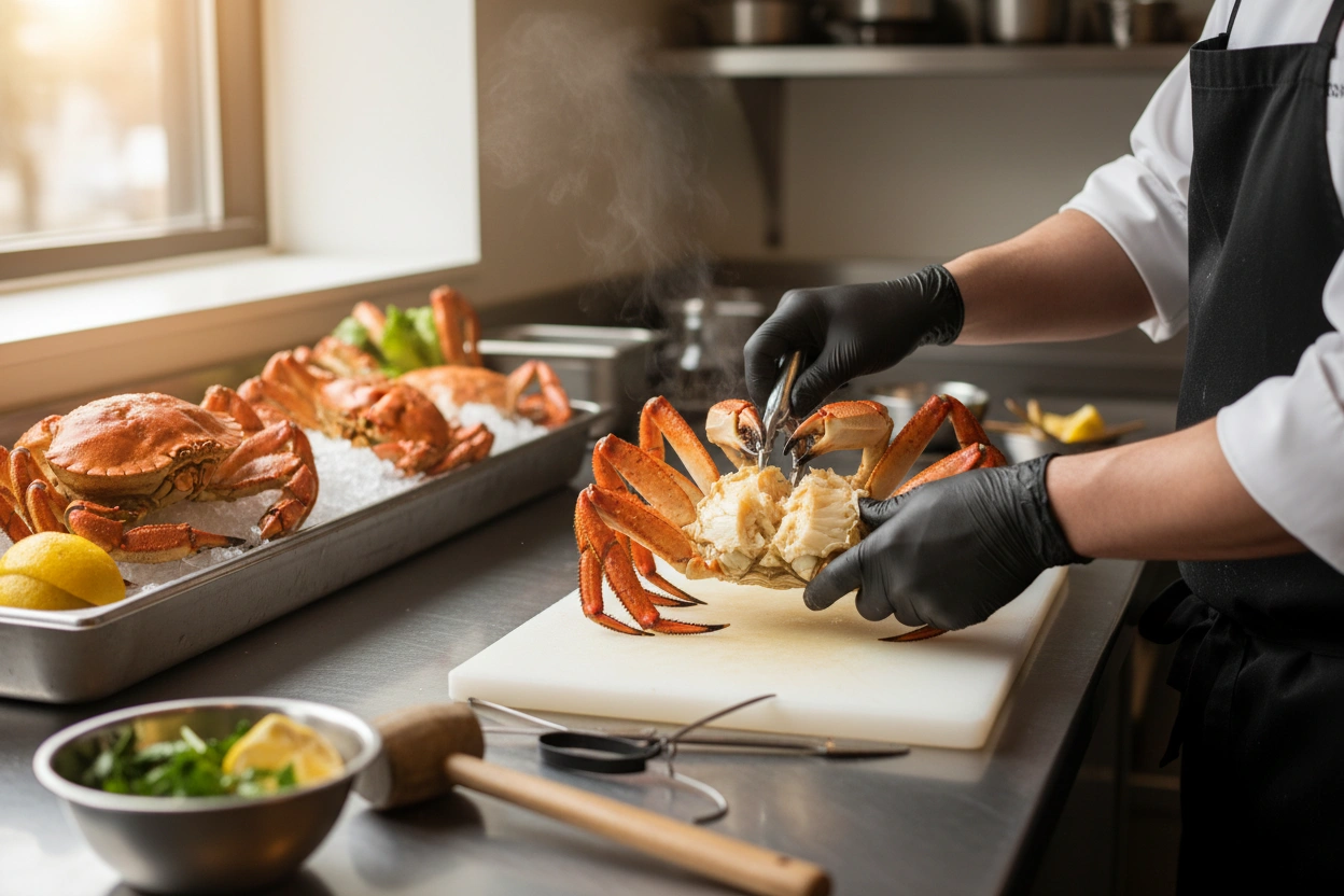Professional image illustrating Techniques for Handling Crustaceans