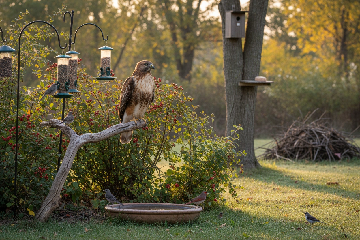 Create a Bird-Friendly Yard for Local Birds of Prey