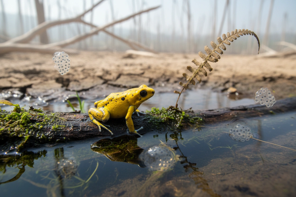 Endangered Amphibians and Climate Change Challenges