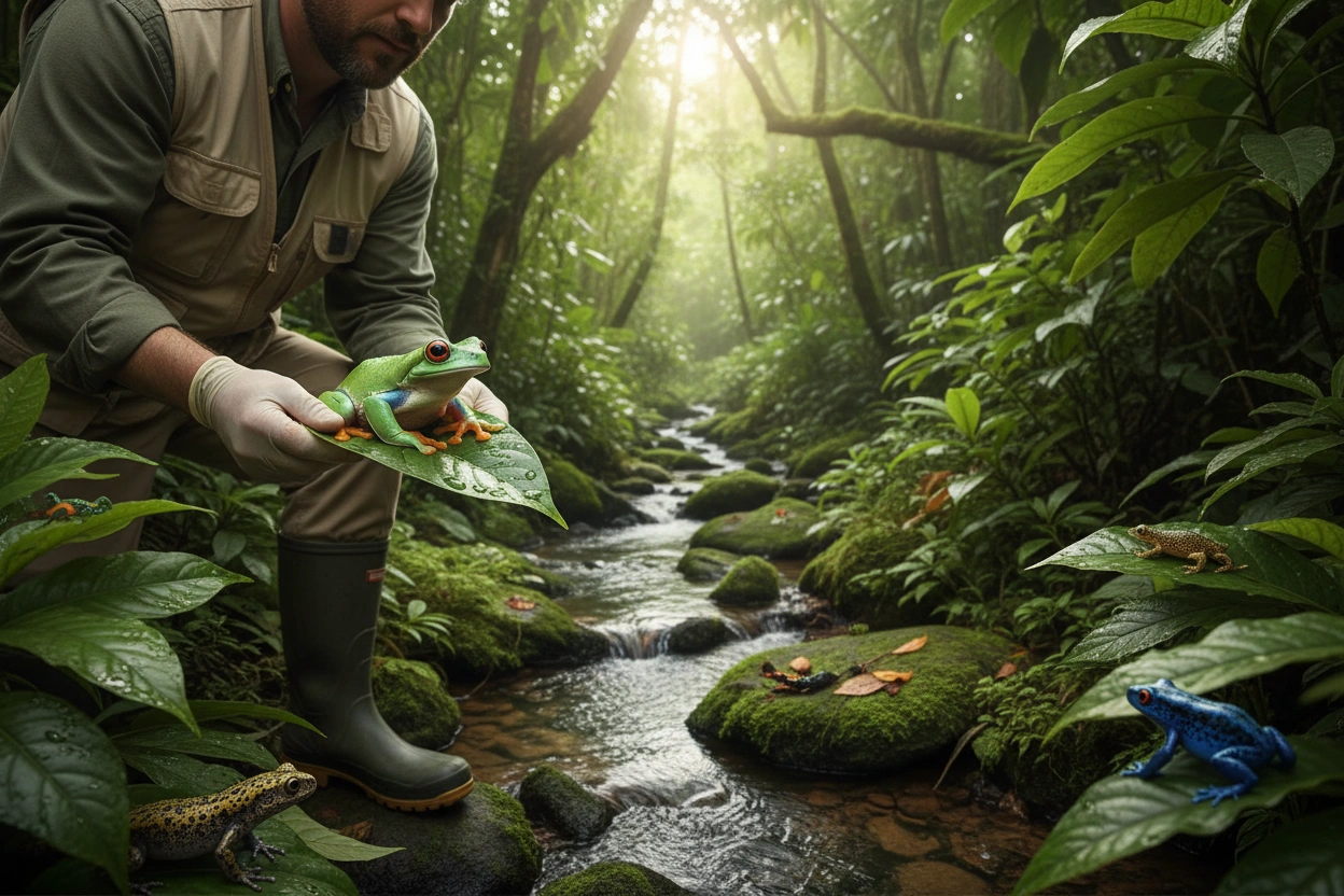 Professional image illustrating Top 10 Amphibian Conservation Efforts to Support