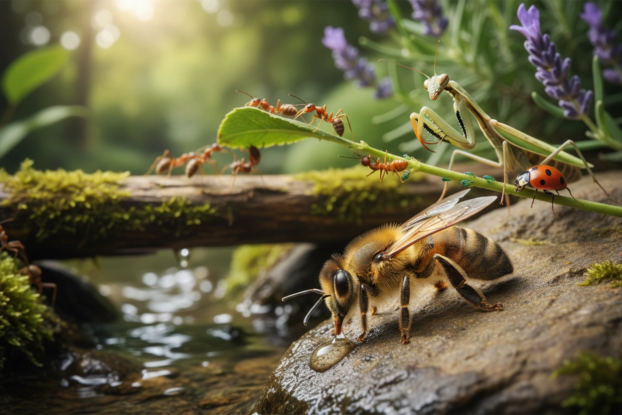Professional image illustrating Common Misconceptions About Insects