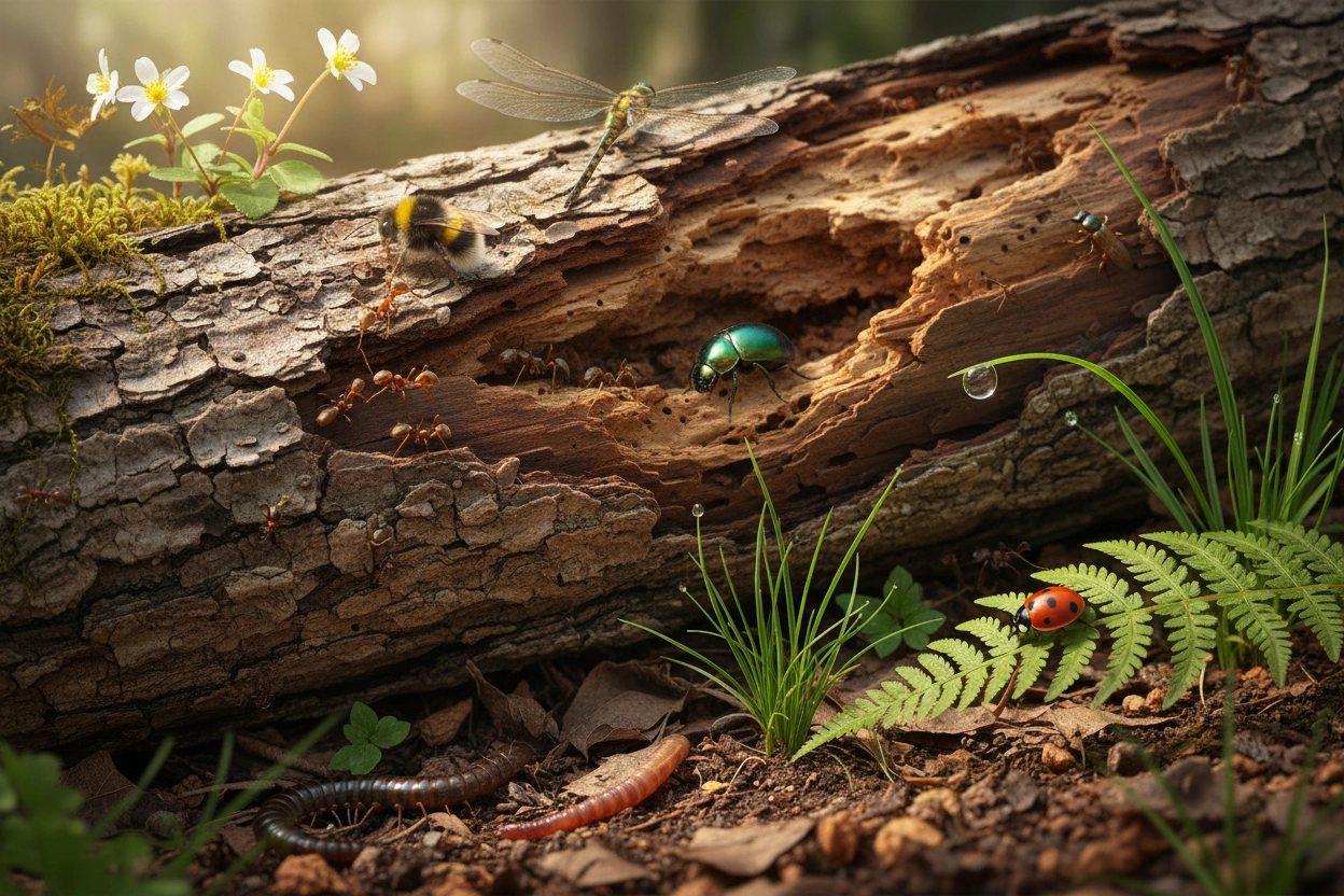 Professional image illustrating The Importance of Insects in Ecosystems