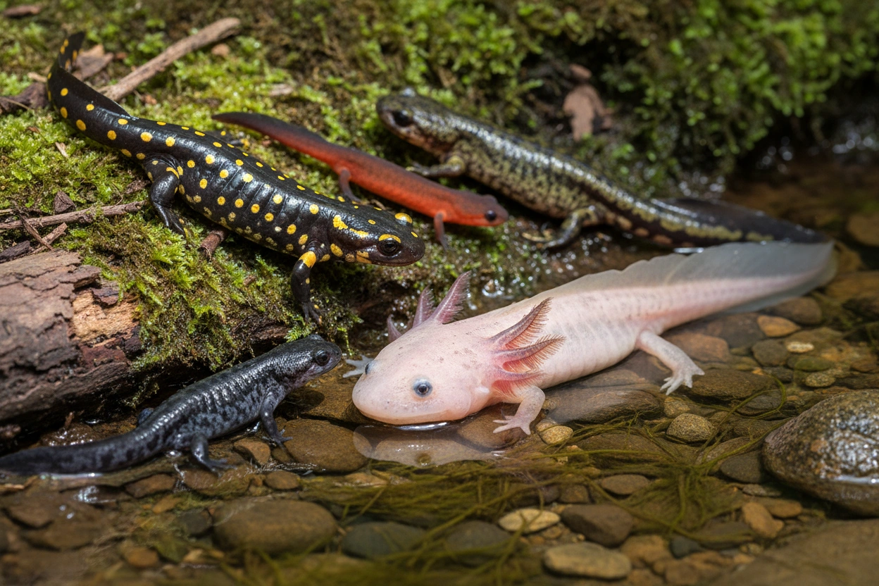 Professional image illustrating Exploring Salamander Types