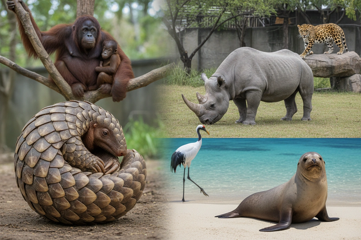 Professional image illustrating Top 10 Endangered Animals You Need to Know About