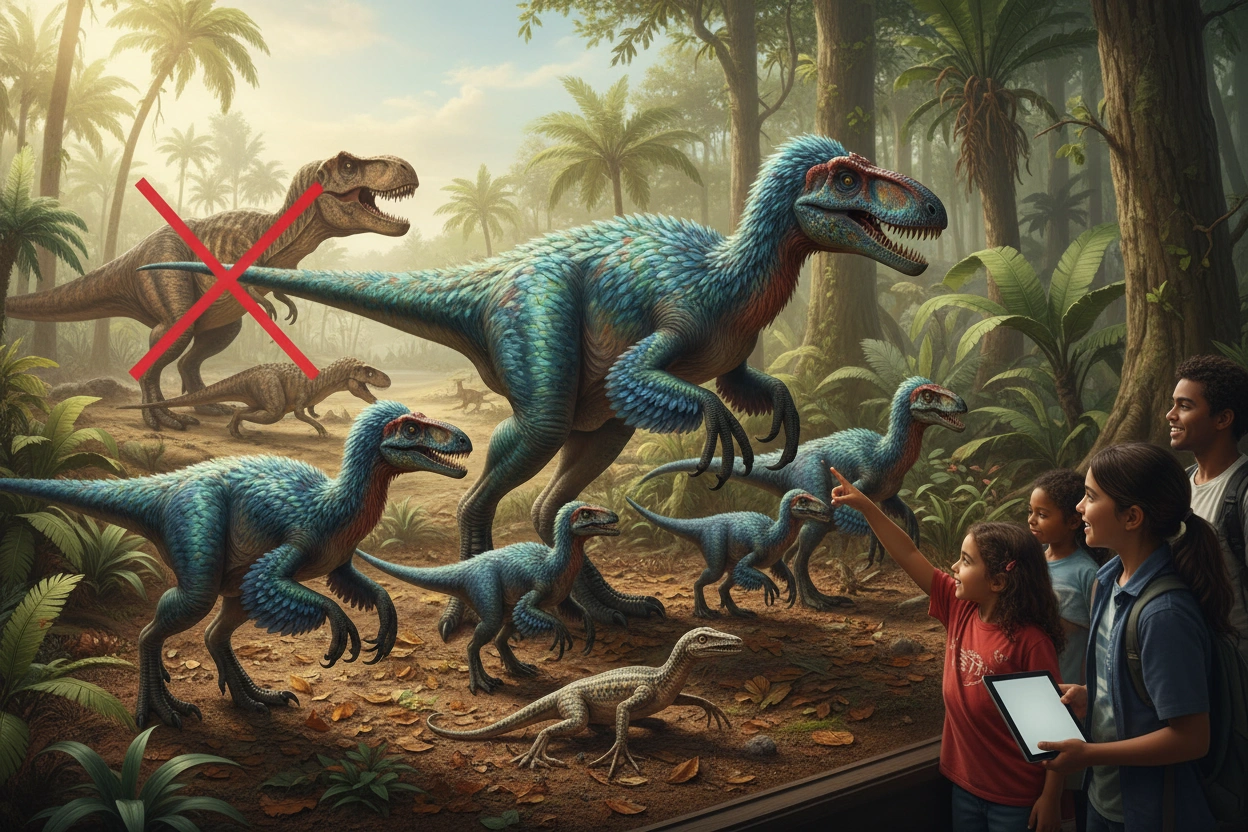 Professional image illustrating Common Misconceptions About Prehistoric Animals