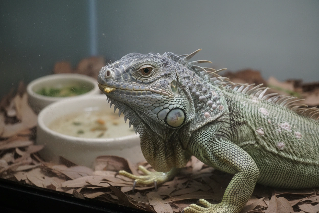 Professional image illustrating Recognizing Common Signs of Illness in Reptiles