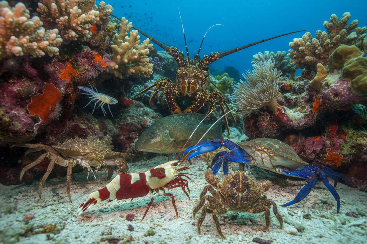 Professional image illustrating The Importance of Crustaceans