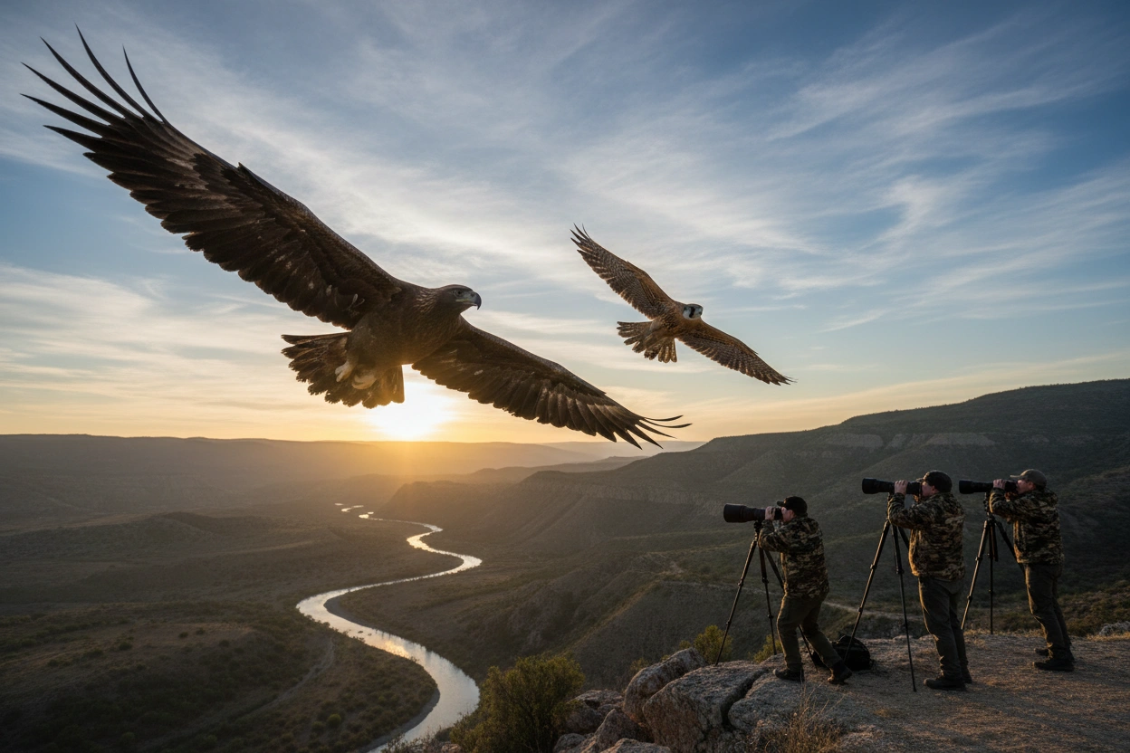 Professional image illustrating Birdwatching Tours: Best Practices for Observing Raptors