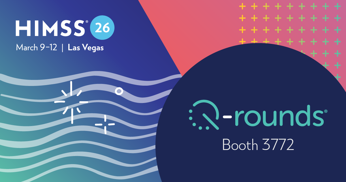 Q-rounds at HIMSS 2026 event hero graphic
