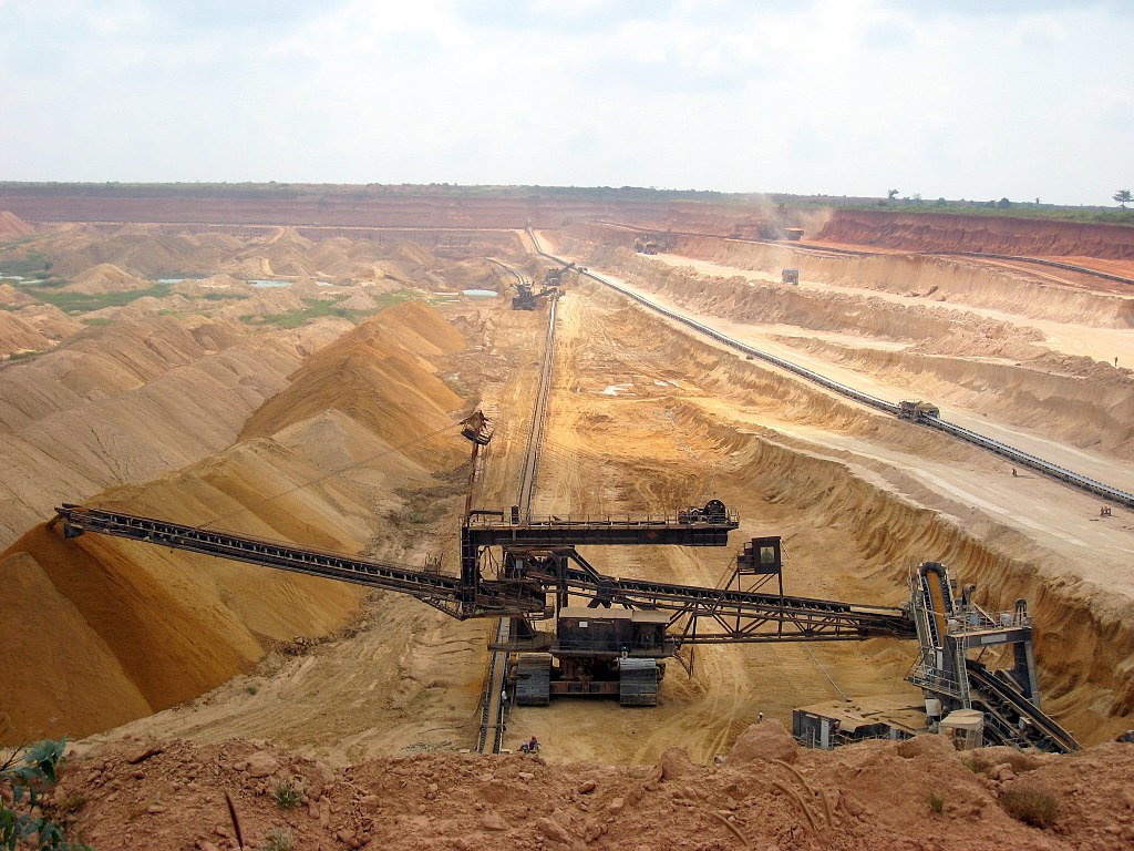 Minerals prospecting site