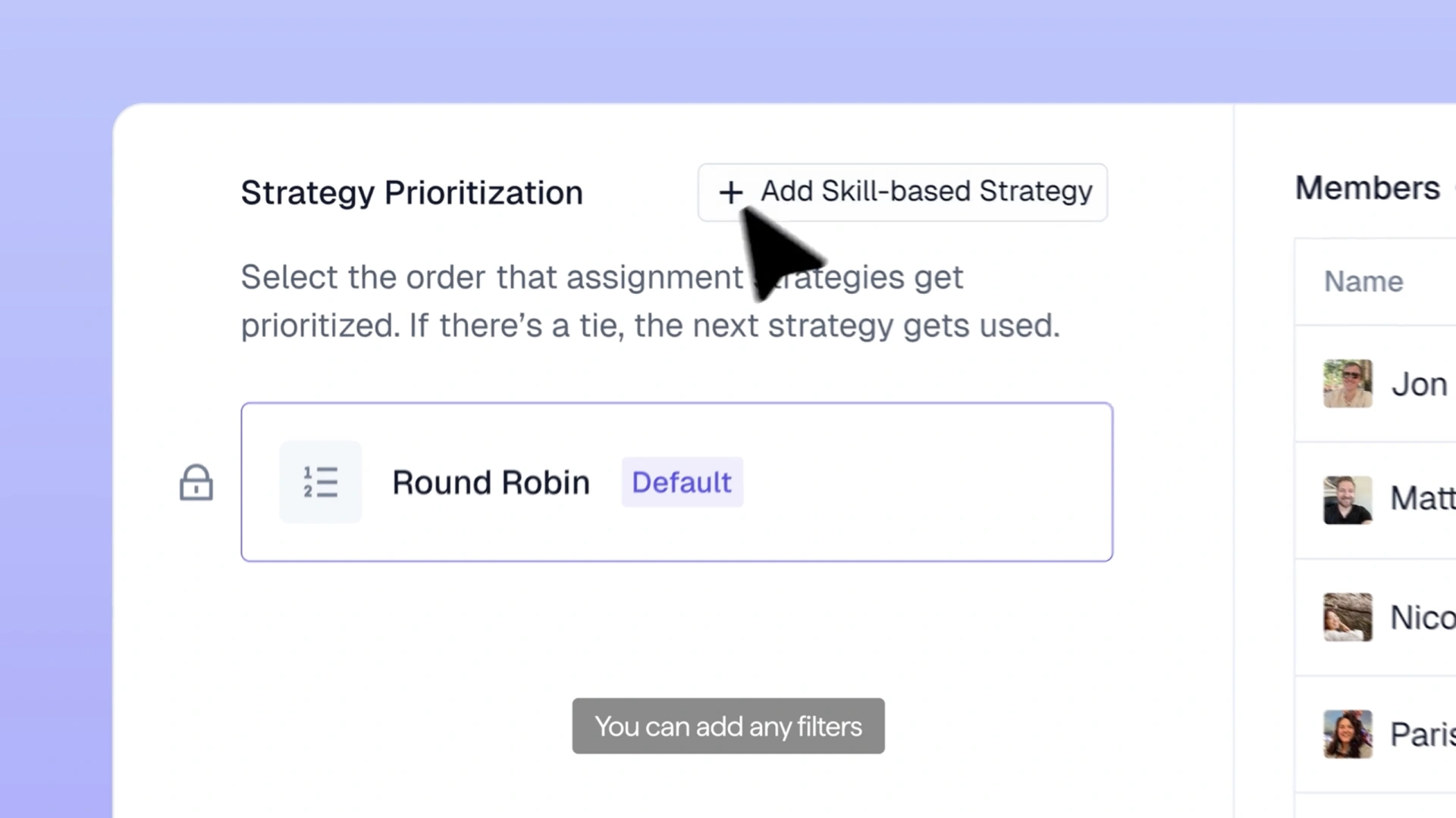 Pylon Skills-Based Routing