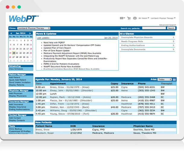 Carepatron vs WebPT