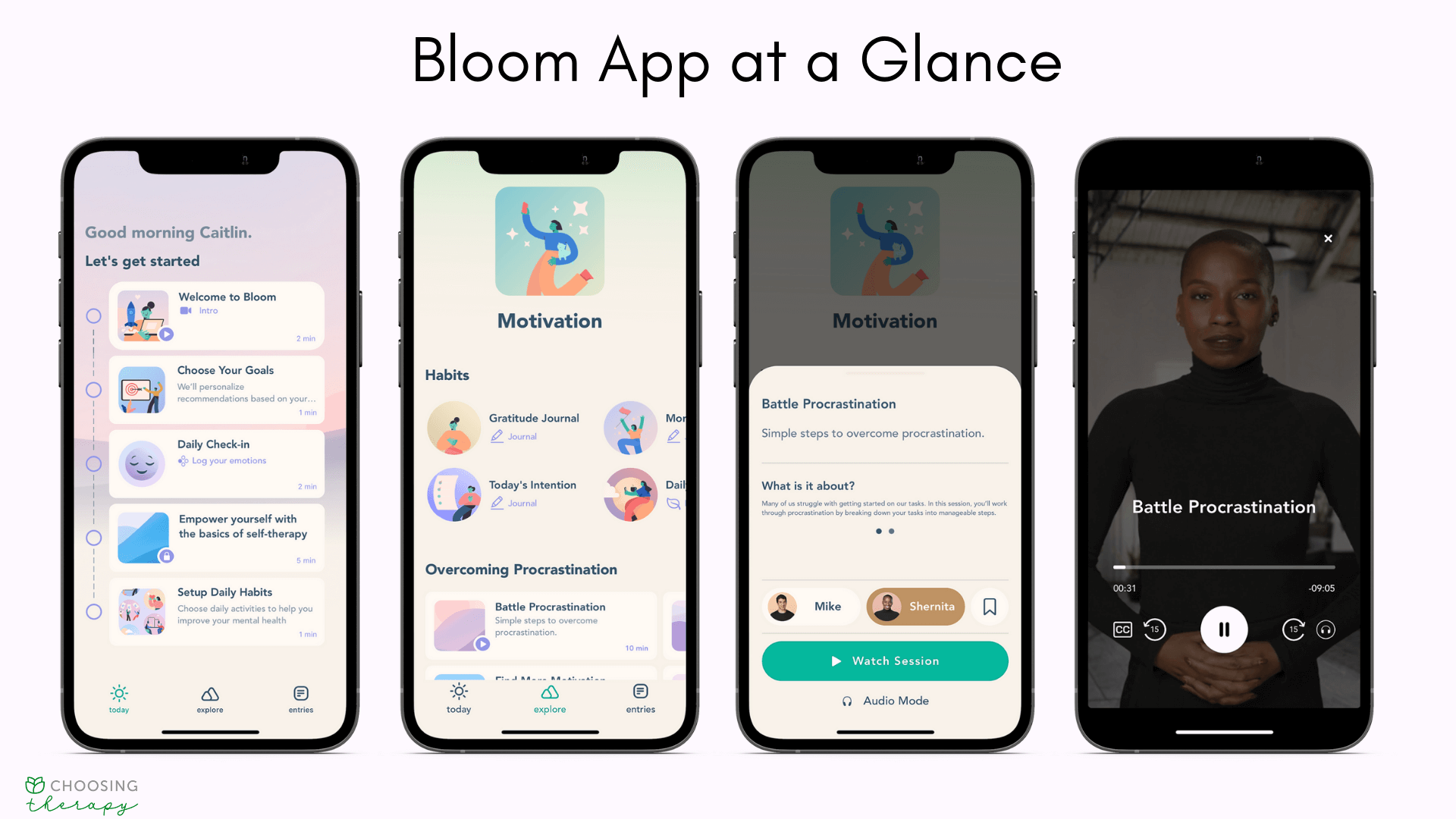 Bloom: CBT Therapy & Journal