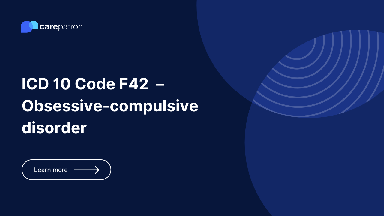 F42 – Obsessive-compulsive disorder