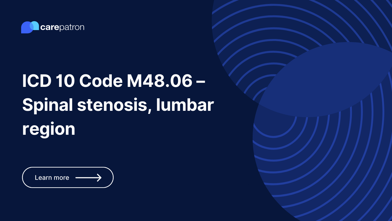M48.06 – Spinal stenosis, lumbar region