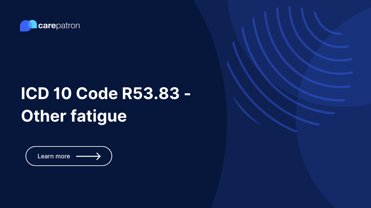 R53.83  – Other fatigue