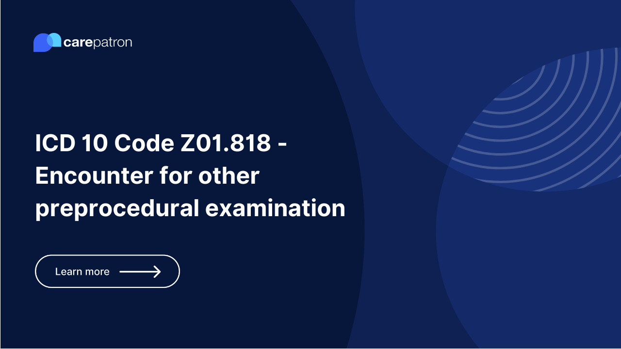 Z01.818 – Encounter for other preprocedural examination