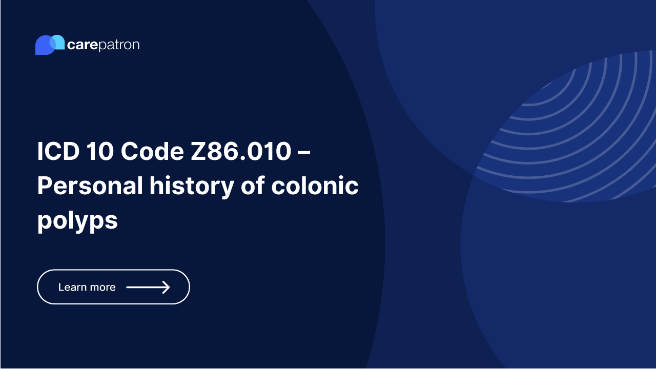 Z86.010 – Personal history of colonic polyps