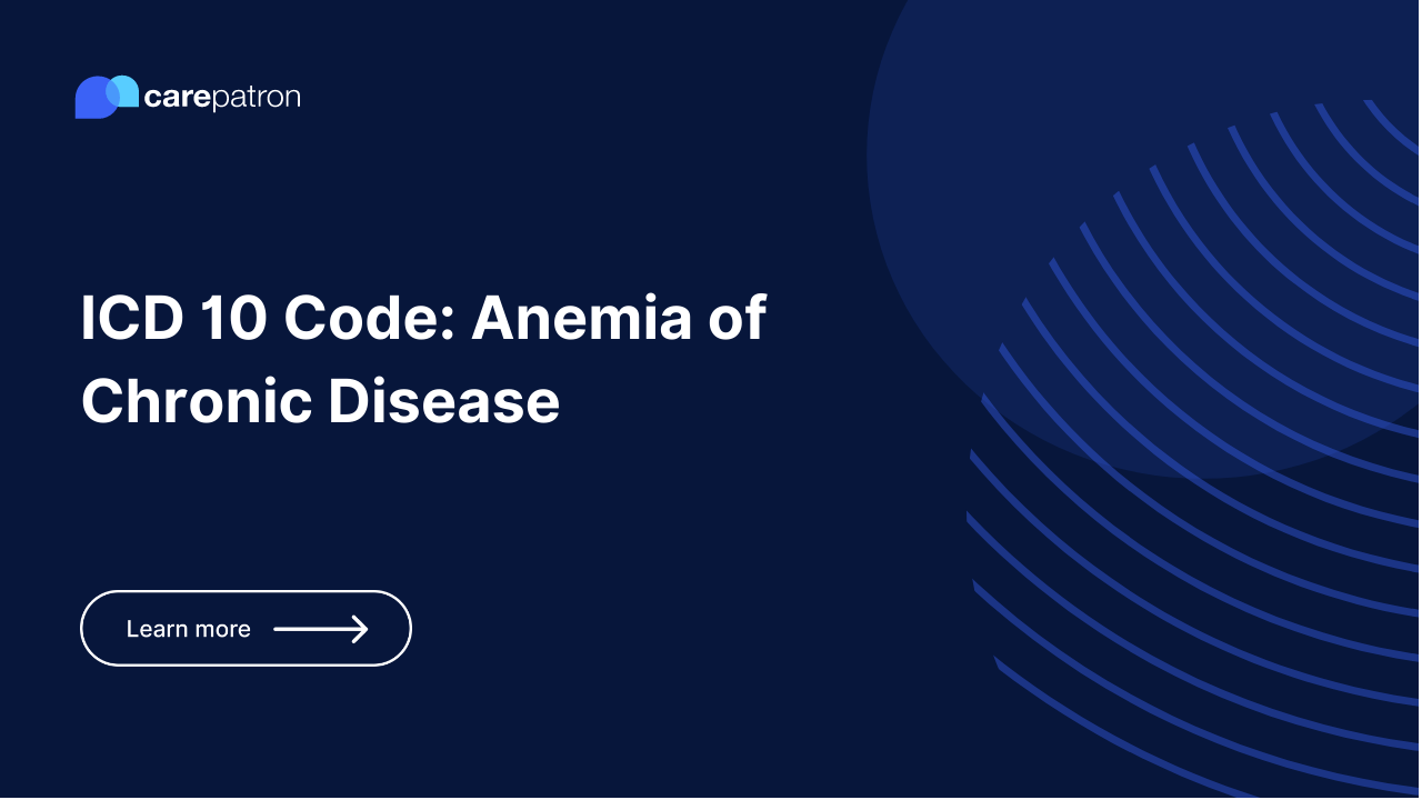 Anemia of Chronic Disease ICD-10-CM Codes