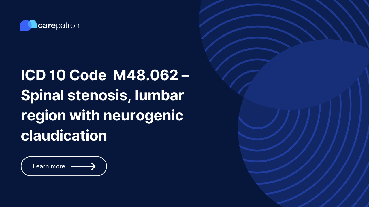 M48.062 – Spinal stenosis, lumbar region with neurogenic claudication
