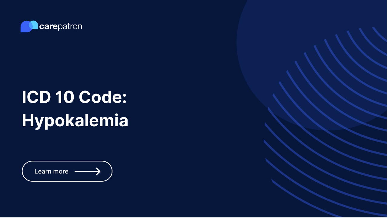Hypokalemia ICD-10-CM Codes
