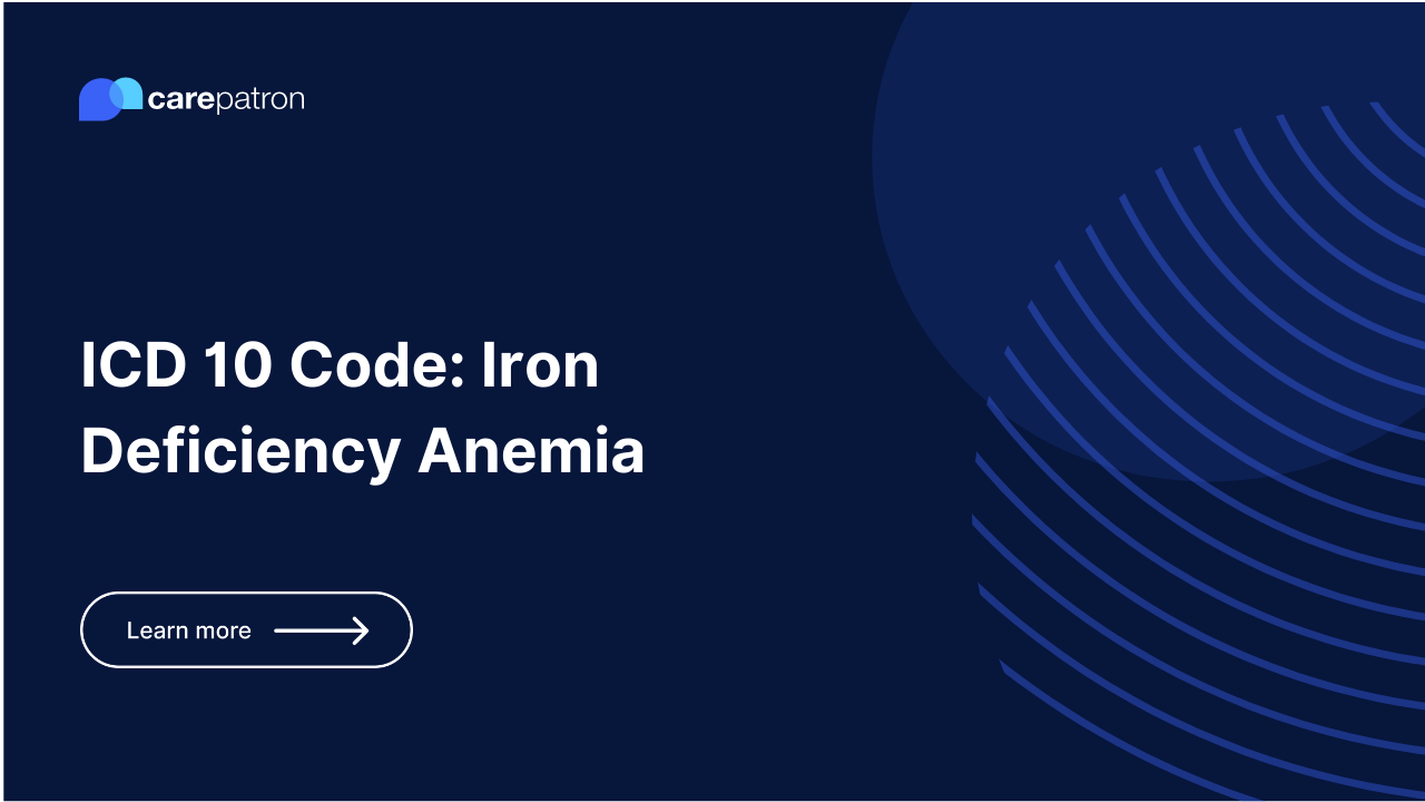 Iron Deficiency Anemia ICD-10-CM Codes