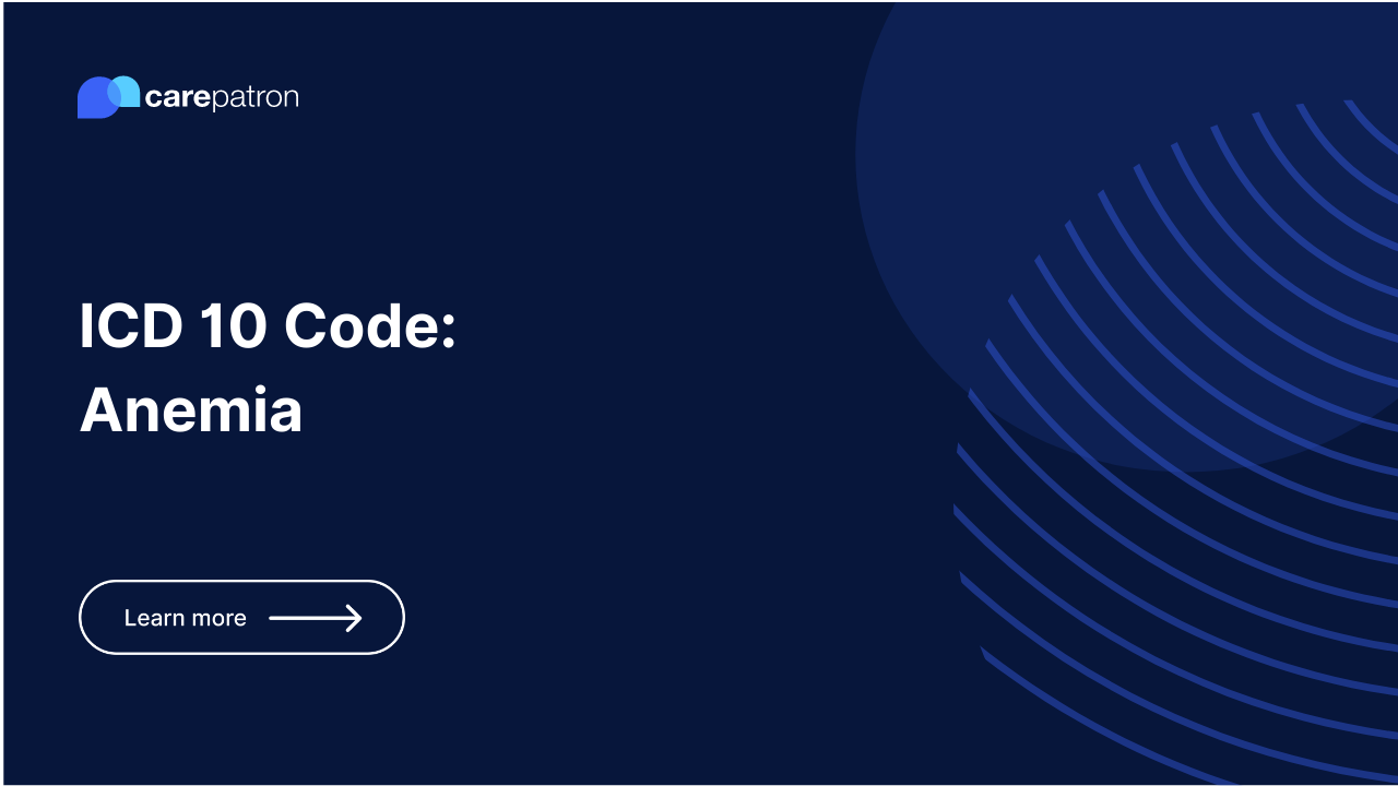 Anemia ICD-10-CM Codes