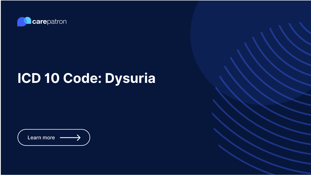 Dysuria ICD-10-CM Codes