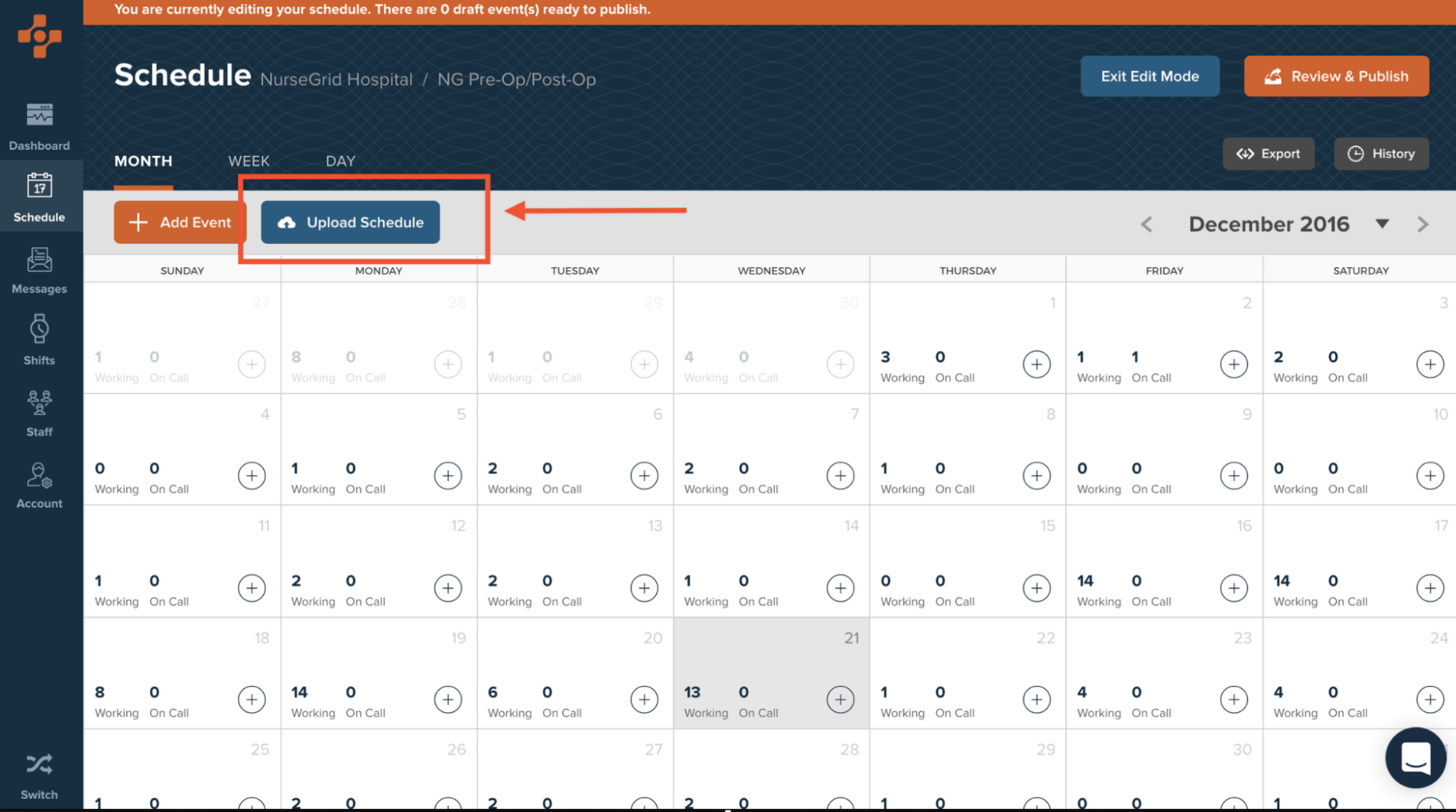 NurseGrid Manager