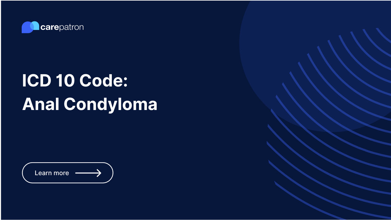 Anal Condyloma ICD-10-CM Codes
