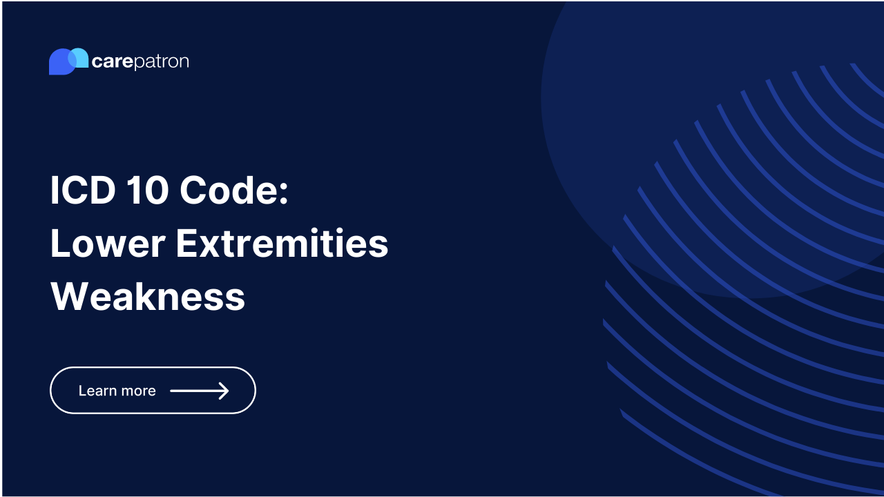 Lower Extremities Weakness ICD-10-CM Codes | 2023