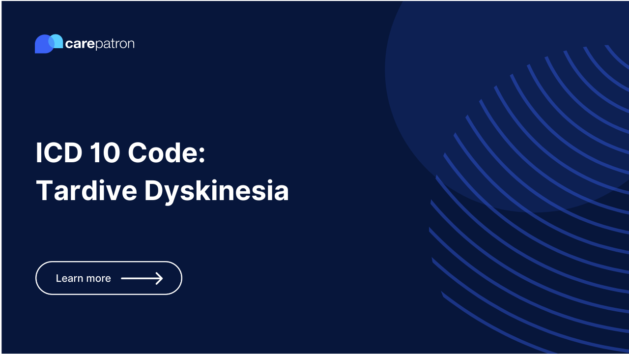 Tardive Dyskinesia ICD-10-CM Codes