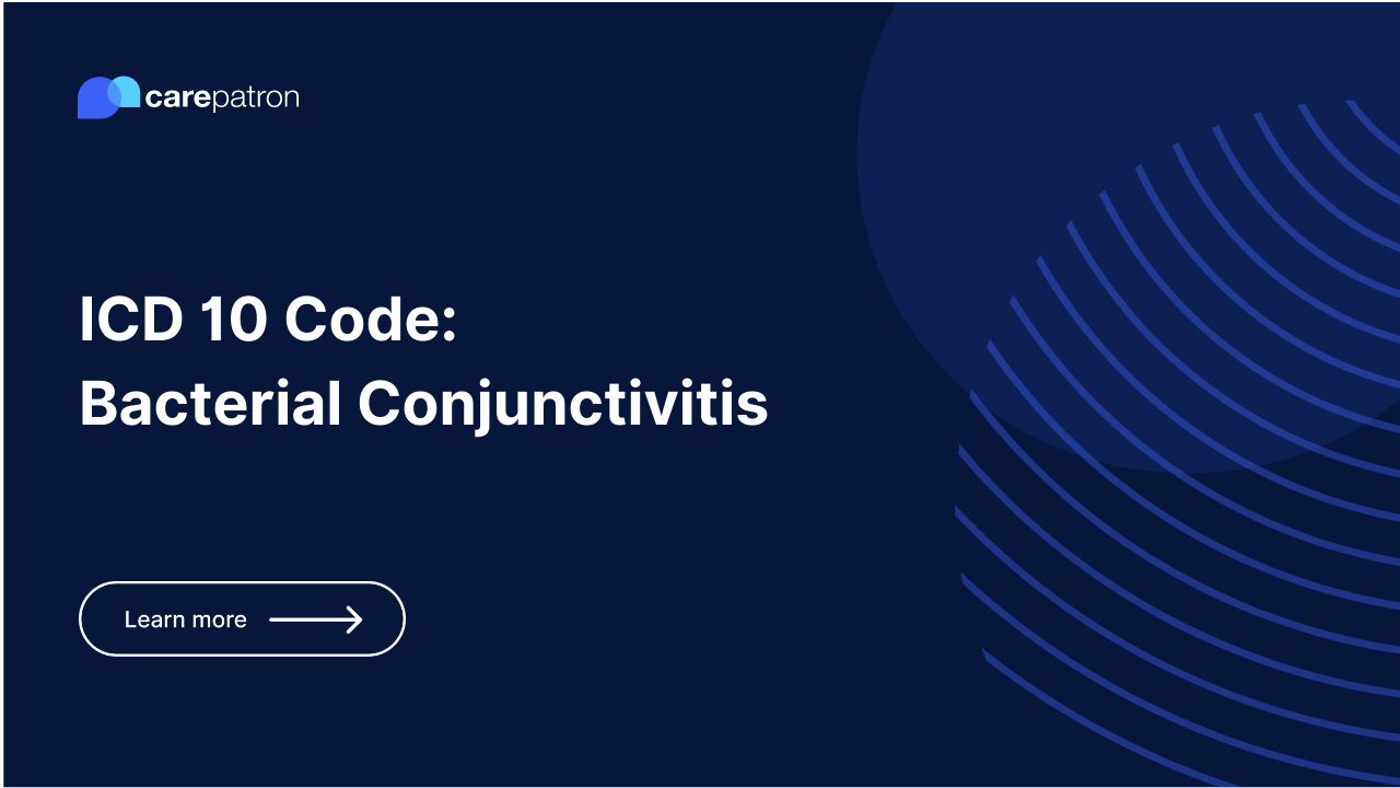 Bacterial Conjunctivitis ICD-10-CM Codes