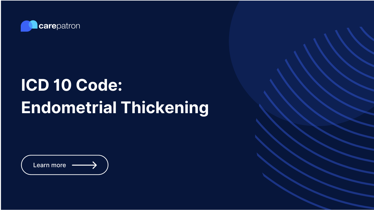 Endometrial Thickening ICD-10-CM Codes