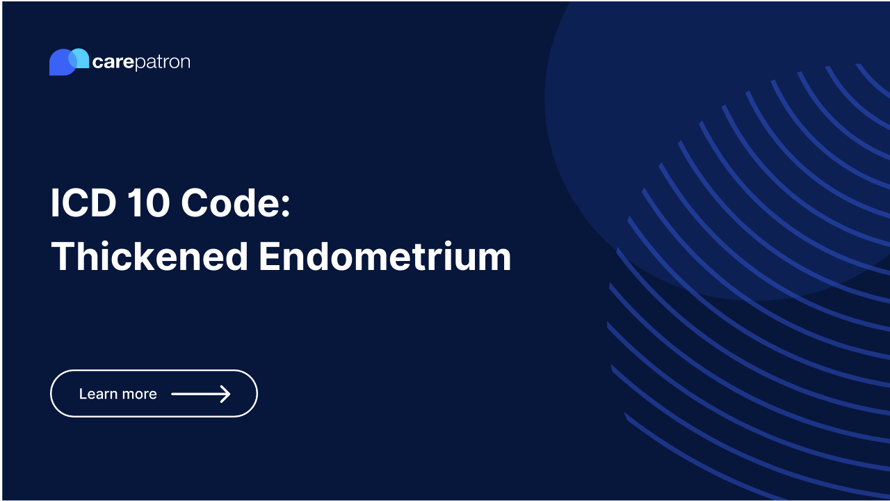 Thickened Endometrium ICD-10-CM Codes